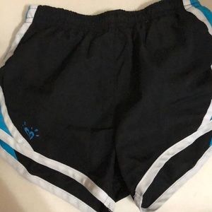 Justice black athletic shorts